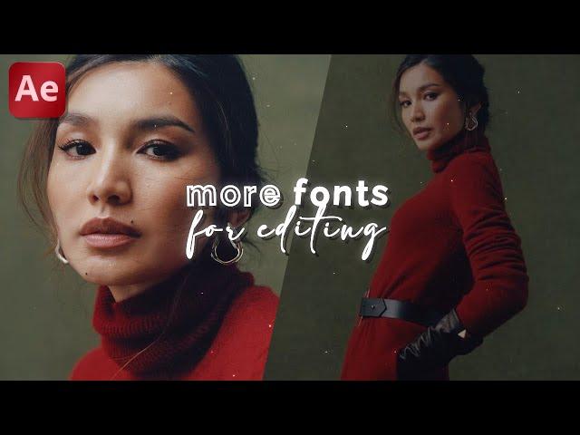 popular + underrated fonts for edits (aesthetic style) (ship style)