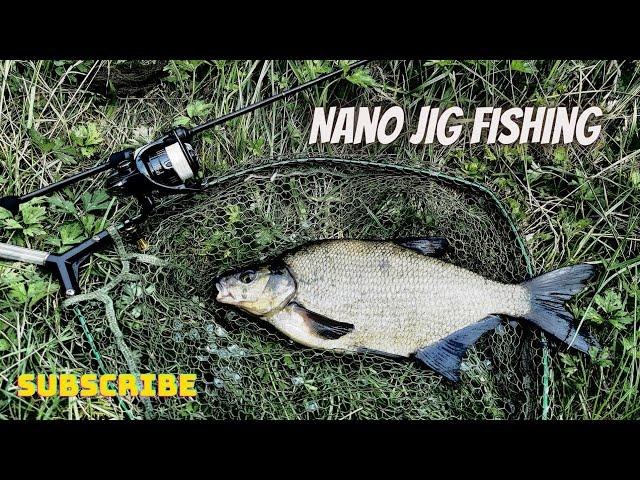 Nano jig fishing for perch, chub and bream / Ultralight fishing at Grand Union Canal UK