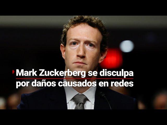 ¡AL BORDE DEL LLANTO! | Mark Zuckerberg se disculpó por el impacto de las redes sociales en niños