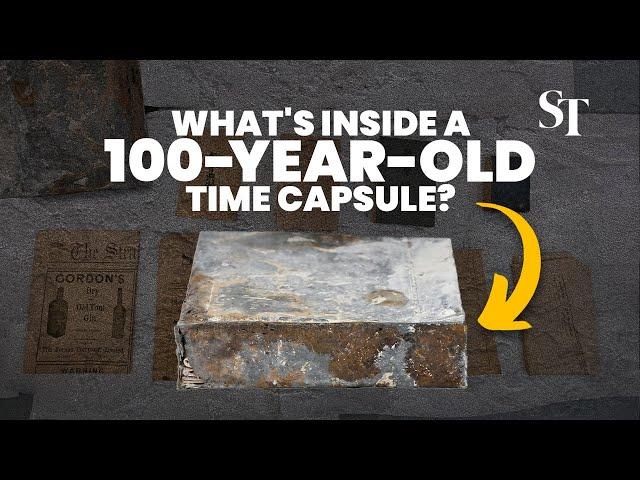 What's inside a 100-year-old time capsule in Singapore?