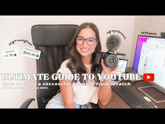 HOW TO START A SUCCESSFUL YOUTUBE CHANNEL: equipment, software, growth tips & making better videos