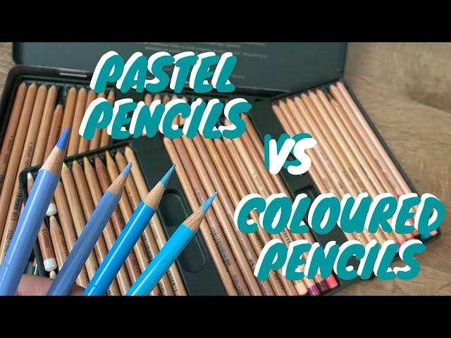 Pastel Pencils VS Coloured Pencils - What is the Difference?