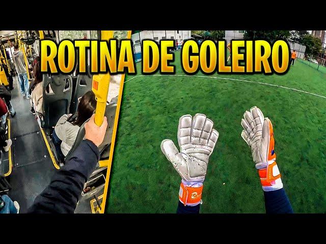 COMO É A VIDA DE UM GOLEIRO AMADOR NA GOPRO!