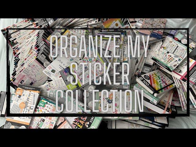 Organize My Happy Planner Sticker Book Collection