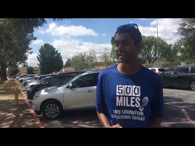 Vivek Viswanathan | Day 24: Mile 447 (Santa Clarita, CA)