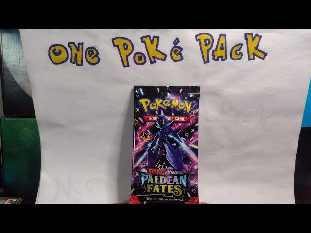 One Poke Pack - Paldean Fates