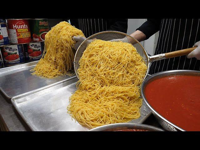 Pasta Making Skill! tomato, cream, oil pasta making - korean restaurant food