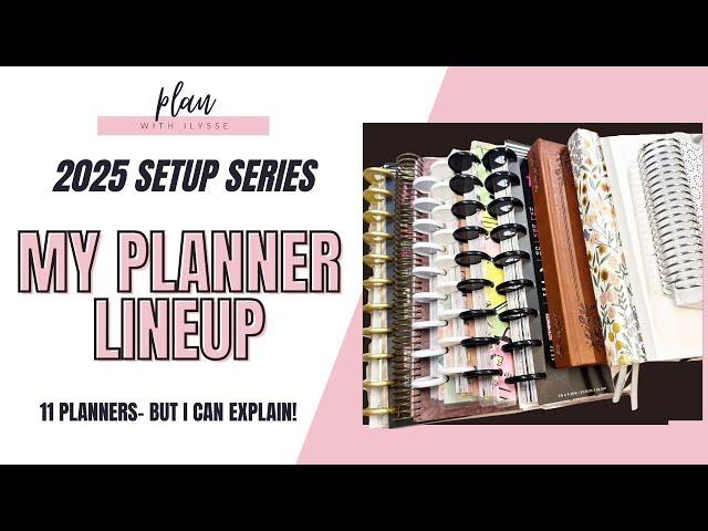 2025 Setup Series | My Planner Lineup!