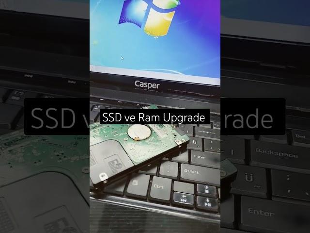 Eski Casper Laptop - Ssd ve Ram ile Upgrade