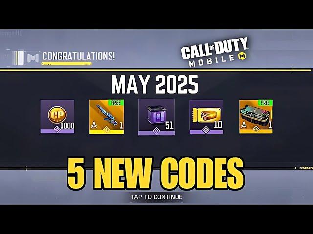 *NEW* CODM 9 WORKING NEW REDEEM CODES MAY 2025 | NEW CODM REDEEM CODES MAY 2024|REDEEM CP