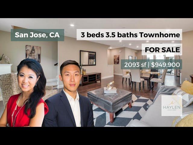 $949,900 - 3bd3.5ba San Jose Townhome for Sale | 5974 Larkstone Loop