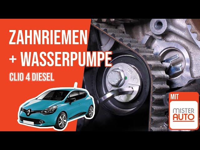 Zahnriemenwechsel mit Wasserpumpe Clio 4 1.5 dCi 