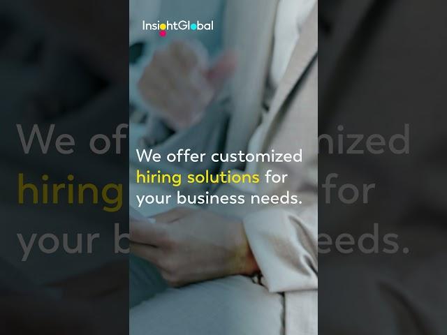 Insight Global - Tired of interviewing?