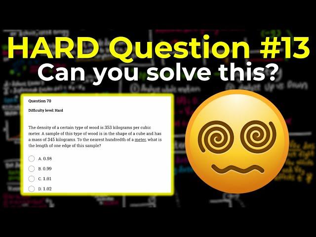 [December SAT] You MUST Know This HARD Problem (#13)