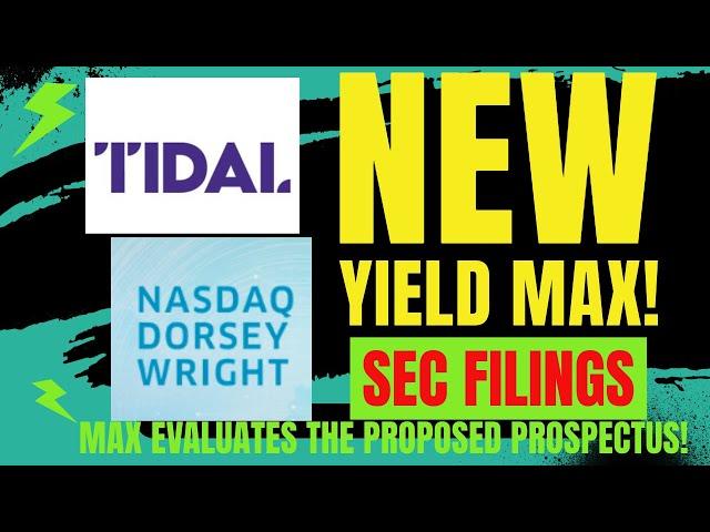 New YieldMax SEC Filings!- This is Gonna Be Frickin Huge!