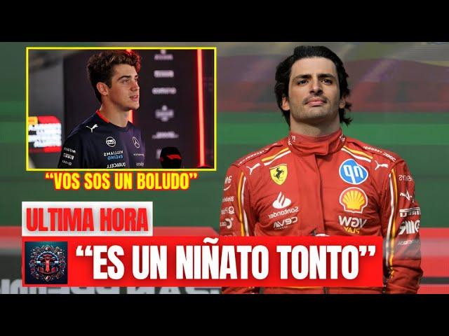 "ERES UN NIÑATO TONTO" ¡IMPRESIONANTE ENFRENTAMIENTO entre COLAPINTO y CARLOS SAINZ!