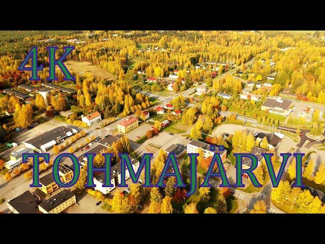 Suomi ilmasta Tohmajärvi 4K drone video ilmasta