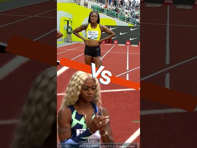 Elaine Thompson-Herah vs Sha’carri Richardson When Elaine Ran The 2nd Fastest Time Ever 10.54