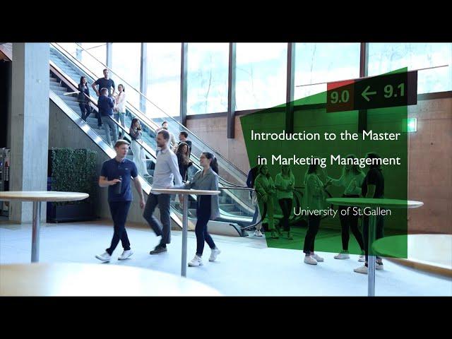 Master Marketing Management Bootcamp HS2021: Students' Voices - University of St. Gallen - HSG