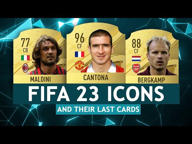 FIFA 23 | ICONS AND THEIR LAST FIFA CARDS! ft. Beckham, Gullit, Maldini...