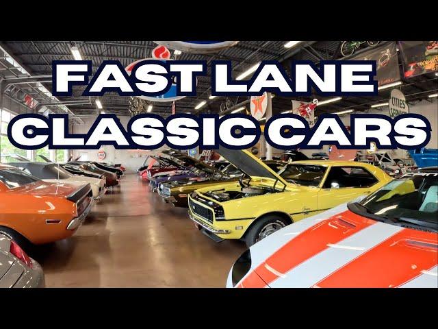 FAST LANE CLASSIC CARS SHOP TOUR CARS FOR SALE