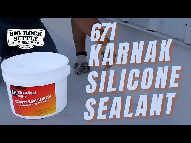 Karnak 671 | How to repair and seal a leak using 671 Karna-Seal Silicone Sealant