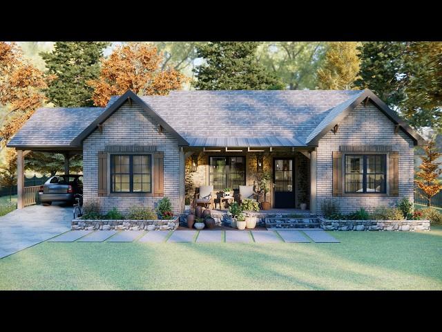 This Cozy 3-Bedroom Small Home Will Make You Say "WOW!" 39'x32' (12x10m)