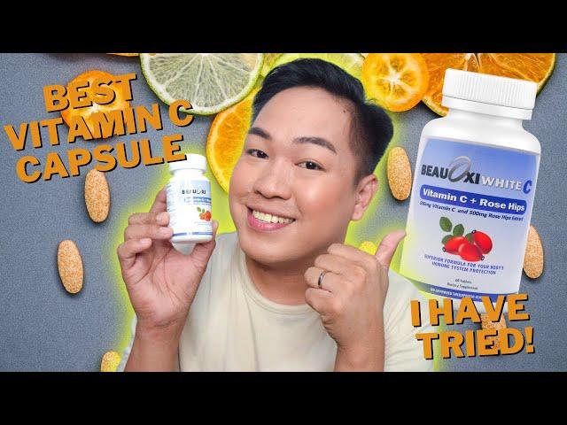 BEST VITAMIN C CAPSULE  FOR IMMUNE SYSTEM /  BEAUOXI WHITE C VITAMIN C AND ROSEHIPS EXTRACTS