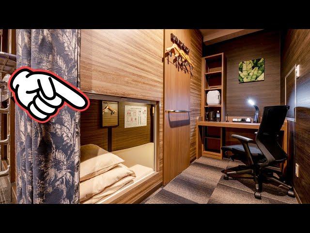 Amazing CAPSULE HOTEL with Too Many Free Offers Japan Nagoya 安心お宿プレミア 名古屋 日本 カプセルホテル