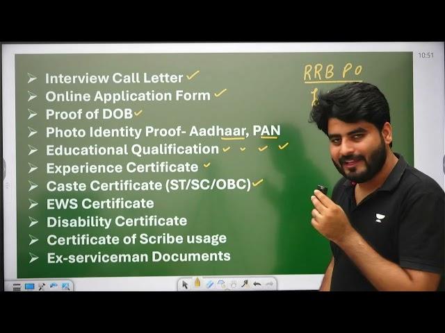 Documents Required For RRB PO 2024 Interview | By Vishal Sir