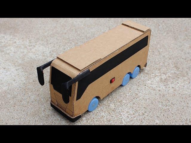 How to Make a Powered Bus - Battery Cardboard Luxury Bus