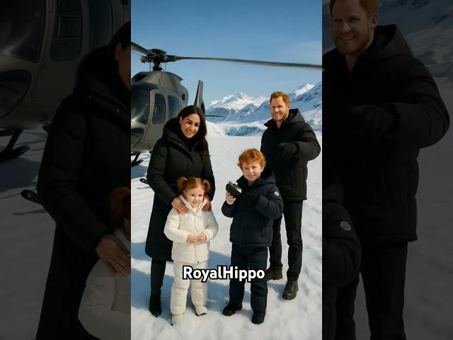 Prince Harry and kids in Iceland #Iceland #princeharry #cute #fun #love #family #travel #cold #snow