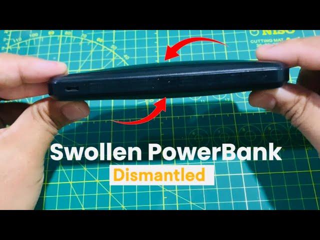 Swollen PowerBank | Bulging Power Bank | Bloated Power Bank | How to Dismantle a Damaged Power Bank