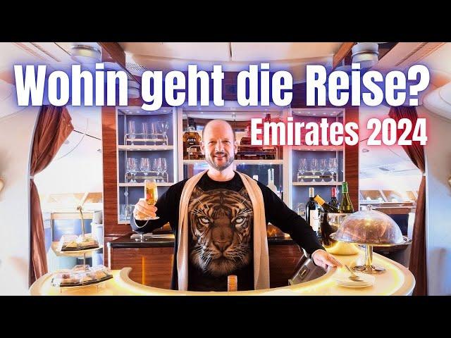 Emirates A380 Business Class 2024 - Wohin geht die Reise?