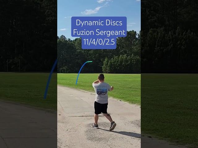Dynamic Discs Fuzion Sergeant | Overstable control distance driver - Average MA40 Arm (#105799)