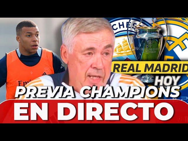 EN VIVO REAL MADRID | Rueda de prensa de ANCELOTTI y ENTRENAMIENTO EN DIRECTO