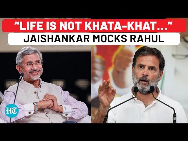 Jaishankar Draws Laughter With Veiled Jibe At Rahul Gandhi: 'Life Is Not Khata-Khat, It Takes...'