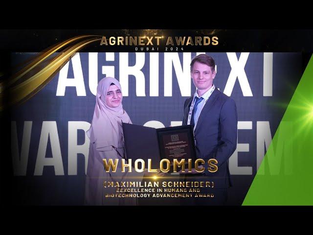 Advancing Humanity & Biotech: Wholomics Shines at AgriNext! #agritech #awardfunction #agrinext2024