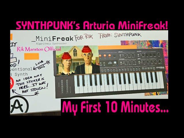 SYNTHPUNK's Arturia MiniFreak My First 10 Minutes Hybrid Synthesizer Rik Marston