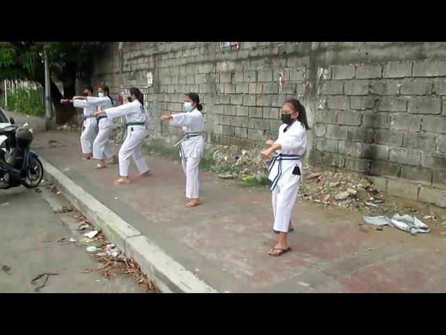 PKL ESK & RTK Karate-Do  2 years covid 19 pandemic Refresh Kata Training Sensei Ferdinand Raña