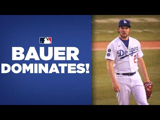 New Dodgers pitcher Trevor Bauer DOMINATES with 1-hit performance