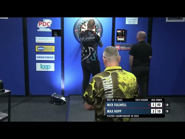 Nick Fullwell vs Max Hopp Highlights / Players Championship 20 First Round 2022