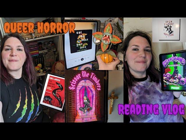 Queer Horror Reading Vlog