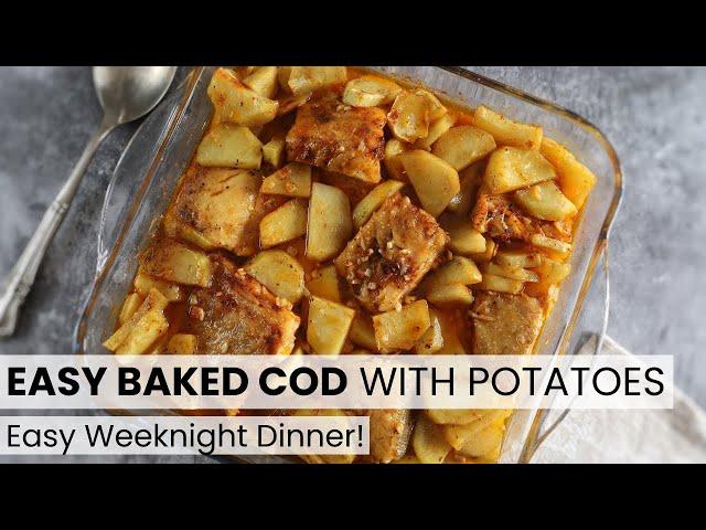 Easy Baked Cod with Potatoes | Food From Portugal