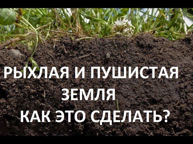 Рыхлая земля в природном земледелии.