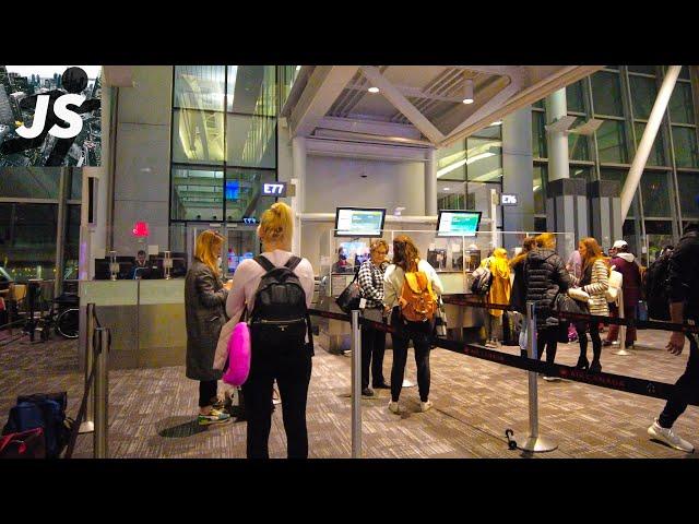 Toronto Pearson Airport Late Night International Departures Walk 2022