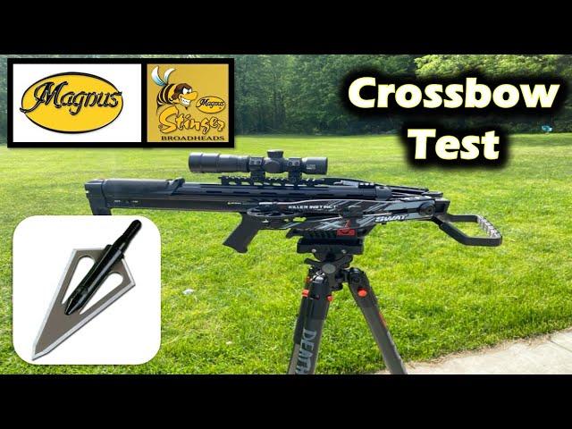 Magnus Stinger 2 Blade 150 - Crossbow Test at 60 Yards Part 3