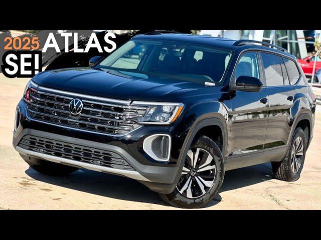 2025 Volkswagen Atlas SE In Deep Black Pearl Is Where Bold Design Meets Versatility