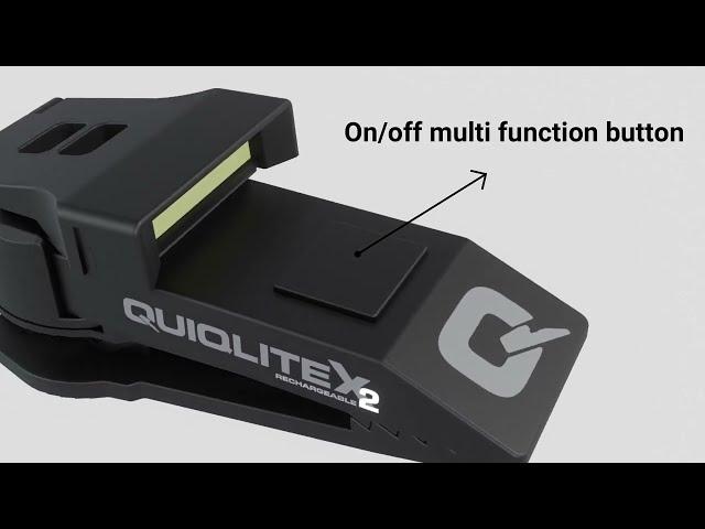 QuiqLite X2 Rechargeable LED Light up to 200 Lumens