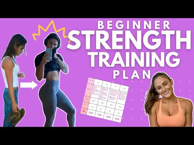 Beginner Strength Training Program | Free 3-week plan at home dumbbell workouts